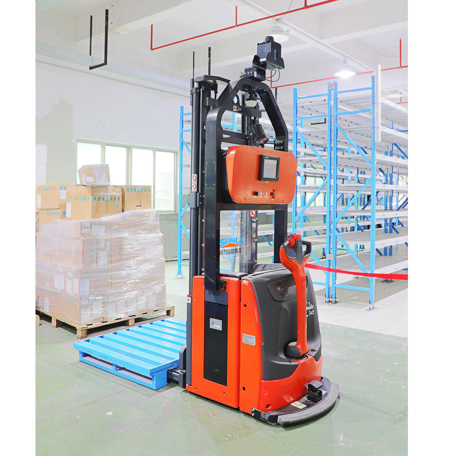 ሌዘር ዳሰሳ Forklift AGV