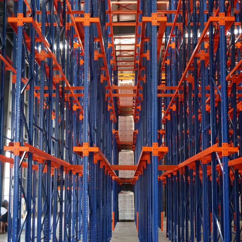 የፓሌት ዓይነት Drive-in Warehouse Shelf Rack Storage System